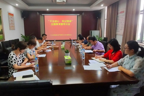 南昌城投集團(tuán)公司“不忘初心、牢記使命” 主題教育調(diào)研督導(dǎo)全面展開